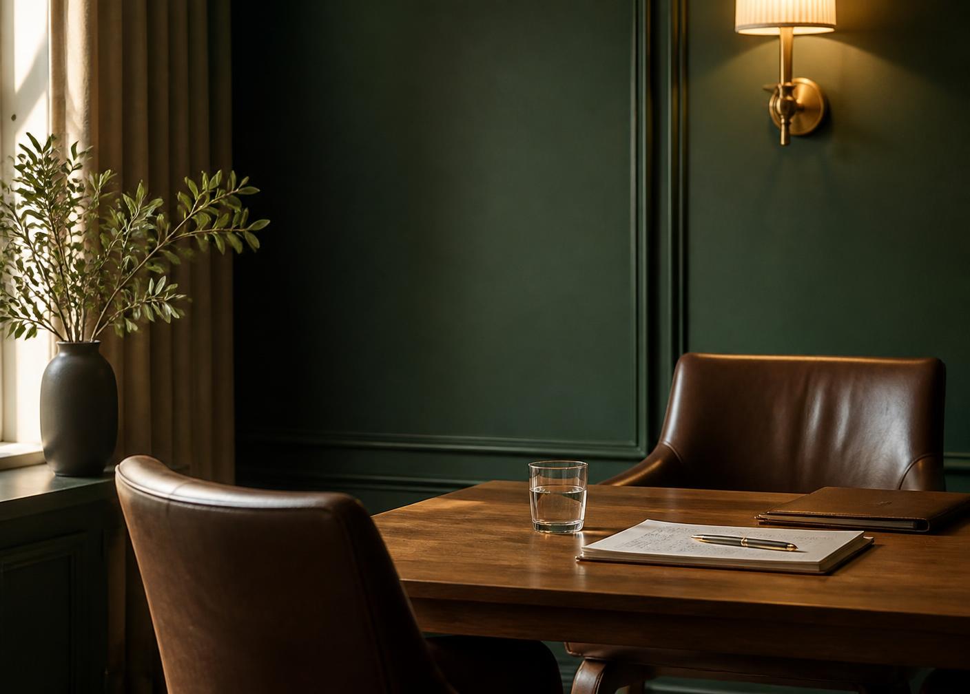 Sala de reuniones de un despacho de abogados en Madrid